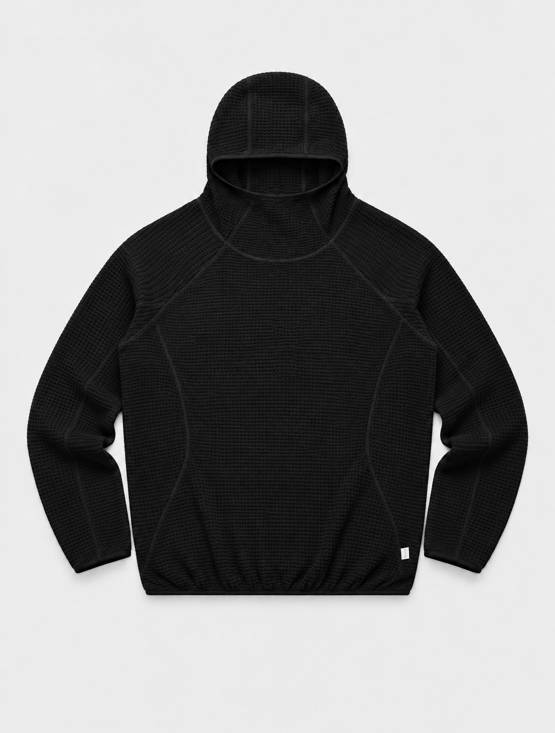 Lightweight Grid Texture Hoodie