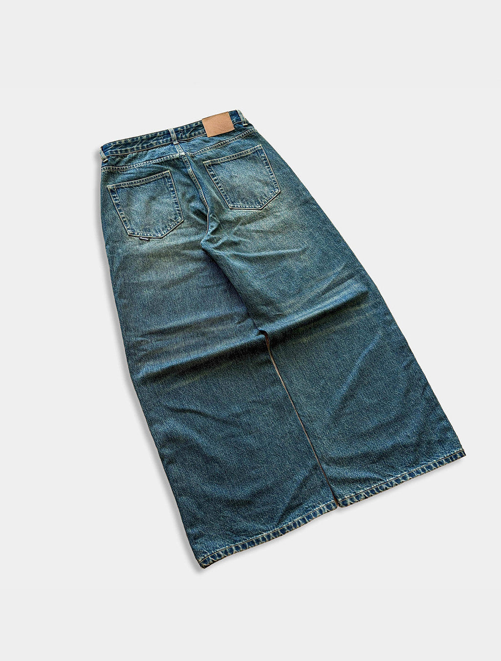 Vintage Wash Denim Jeans