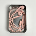Peach Wired Earbuds VIP