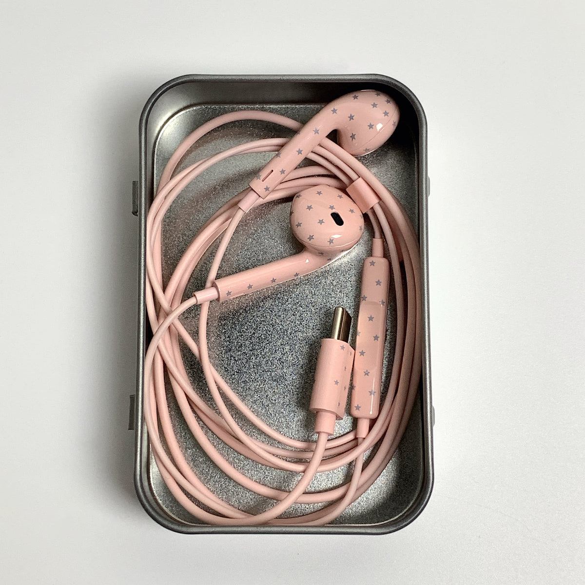 Peach Wired Earbuds VIP