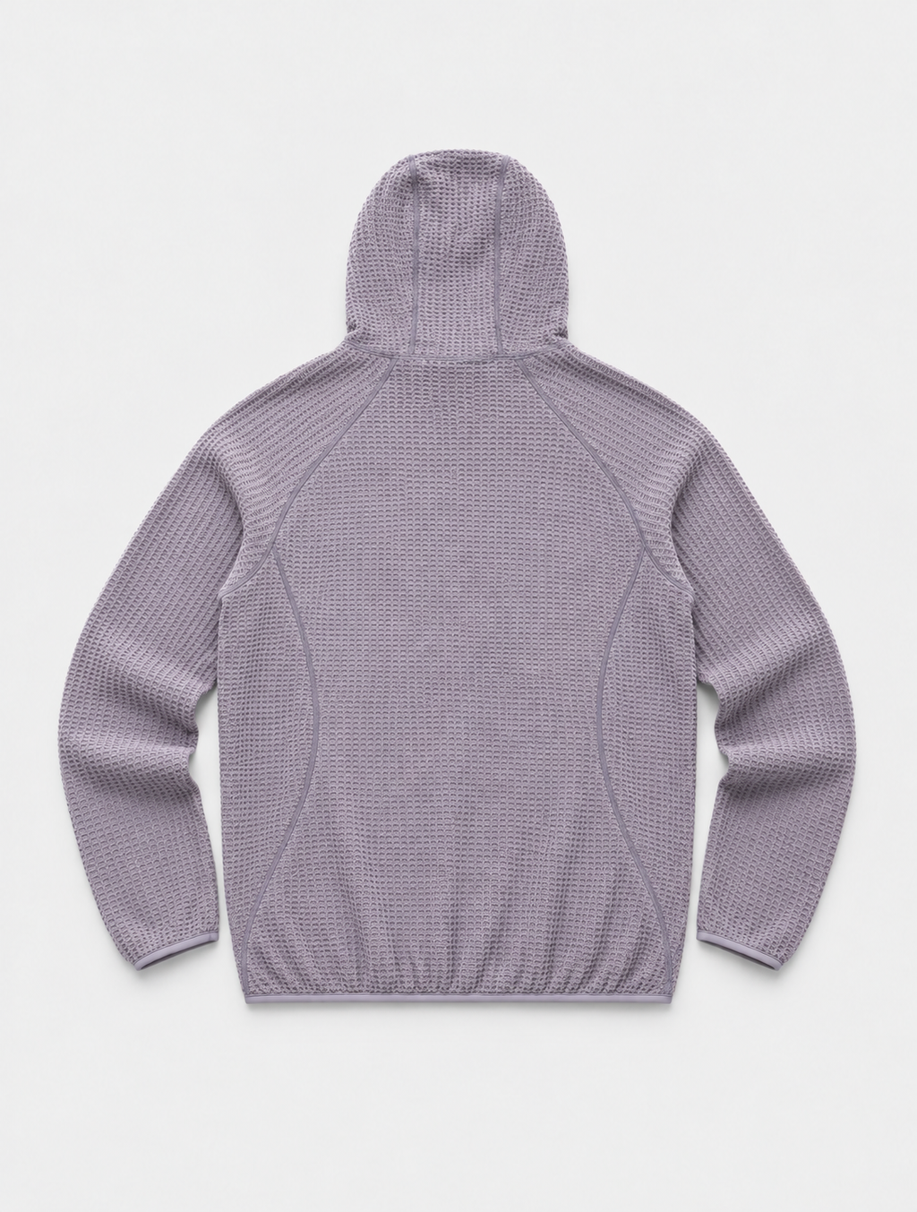 Lightweight Grid Texture Hoodie